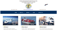 Desktop Screenshot of anchorintl.com